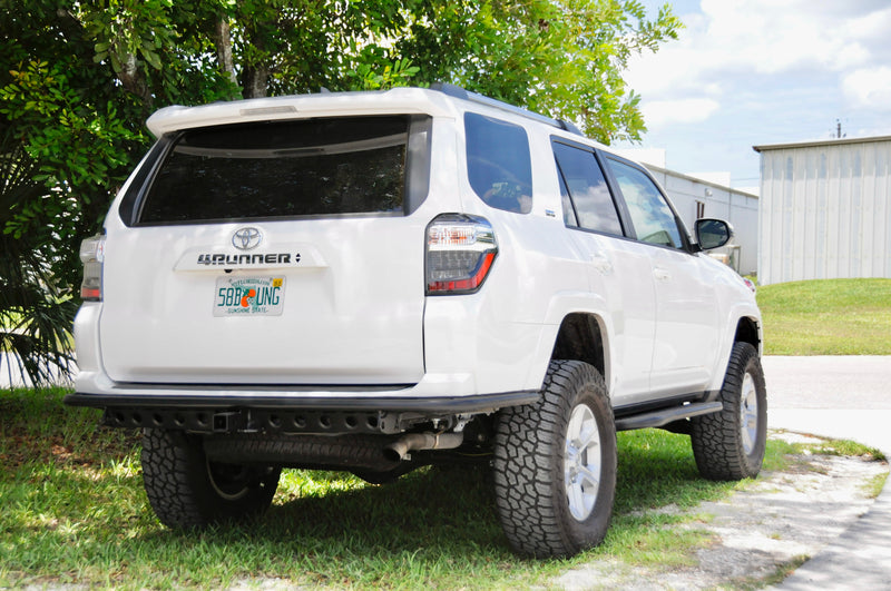 Load image into Gallery viewer, 10-24 5th Gen 4Runner Hybrid Rear Bumper - Welded - True North Fabrications
