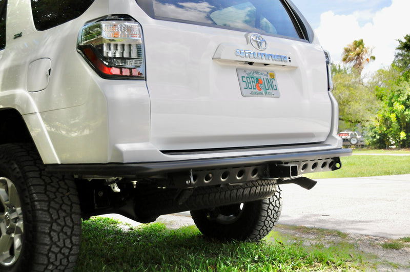 Load image into Gallery viewer, 10-24 5th Gen 4Runner Hybrid Rear Bumper - Welded - True North Fabrications
