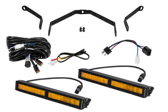 2014-2021 2nd Gen Tundra SS12 Driving Light Kit, Amber Wide