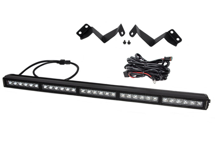 2016-2021 3rd Gen Tacoma SS30 Stealth Lightbar Kit, White Driving