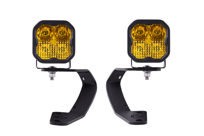 2010-2021 5th Gen 4Runner SS3 LED Ditch Light Kit Sport Yellow Combo