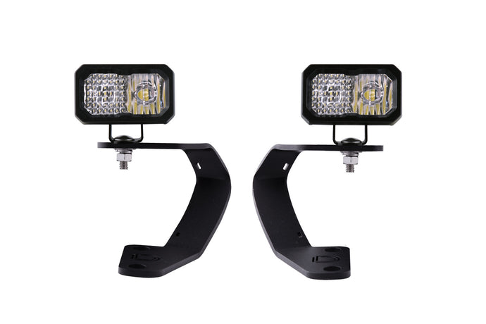 2010-2021 5th Gen 4Runner Stage Series 2in LED Ditch Light Kit Pro White Combo