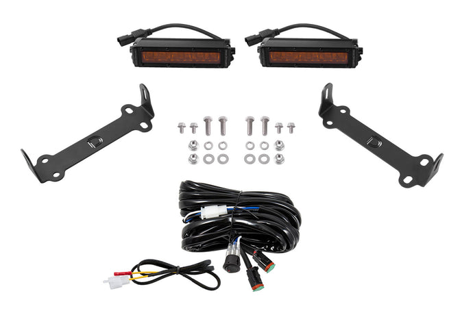 2014-2021 5th Gen 4Runner Stage Series SAE/DOT LED Lightbar Kit Amber Driving