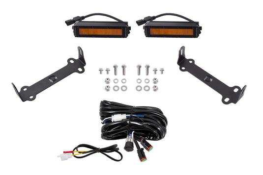 2014-2021 5th Gen 4Runner Stage Series SAE/DOT LED Lightbar Kit Amber SAE/DOT Wide