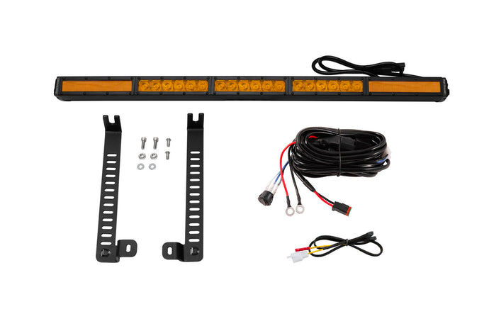 2014-2019 5th Gen 4Runner SS30 Single Stealth Lightbar Kit Amber Combo