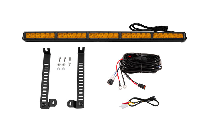 2014-2019 5th Gen 4Runner SS30 Single Stealth Lightbar Kit Amber Driving