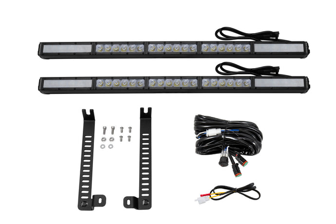 2014-2019 5th Gen 4Runner SS30 Dual Stealth Lightbar Kit White Combo