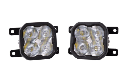 2021+ 6th Gen Bronco SS3 LED Fog Light Kit (w/ Standard Bumper) White SAE Fog Pro w/ Backlight