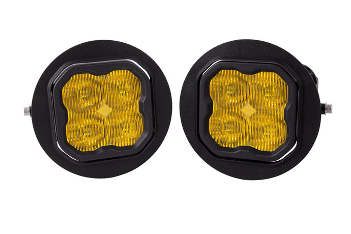 2005-2015 2nd Gen Tacoma SS3 LED Fog Light Kit Yellow SAE Fog Sport w/ Backlight