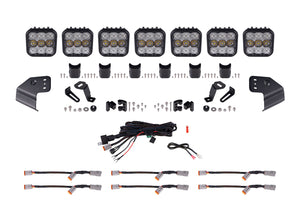 2021+ 6th Gen Bronco SS5 Sport CrossLink Windshield White Combo Lightbar Kit