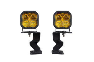 2022+ 3rd Gen Tundra Stage Series Ditch Light Kit SS3 Sport Diode Dymanics Yellow Combo