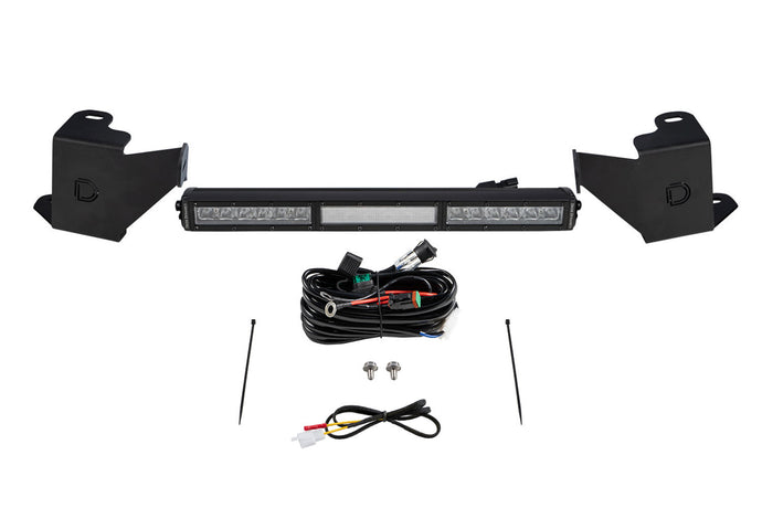 2022+ 3rd Gen Tundra Stealth Bumper Light Bar Kit White Combo