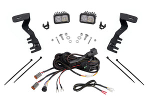 2024+ 4th Gen Tacoma Stage Series 2 Inch LED Ditch Light Kit, Sport White Combo