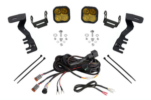 2024+ 4th Gen Tacoma SS3 LED Ditch Light Kit, Pro Yellow Combo