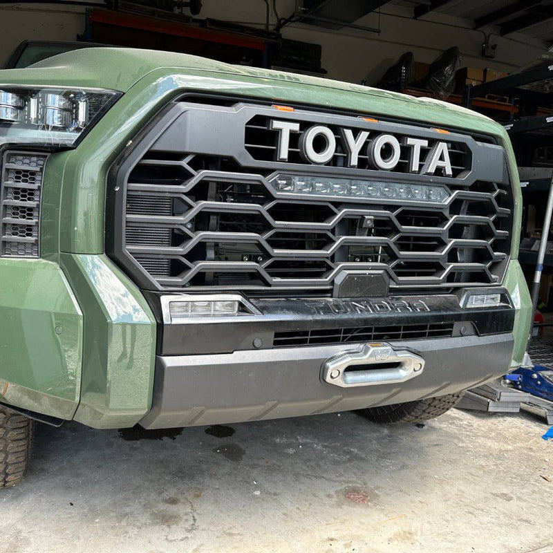 Load image into Gallery viewer, 22+ 3rd Gen Tundra Hidden Winch Plate - True North Fabrications
