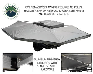 Awning 270 Degree Awning and Wall 1, 2, & 3, W/Mounting Brackets Driverside Nomadic Overland Vehicle Systems - Overland Vehicle Systems