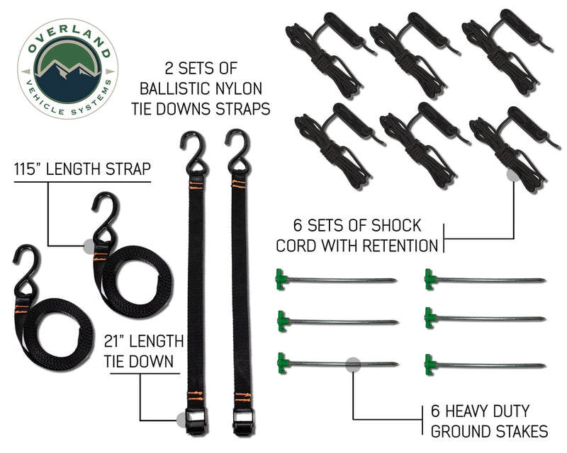 Load image into Gallery viewer, Awning 270 Degree Awning and Wall 1, 2, &amp; 3, W/Mounting Brackets Passenger Side Nomadic Overland Vehicle Systems - Overland Vehicle Systems
