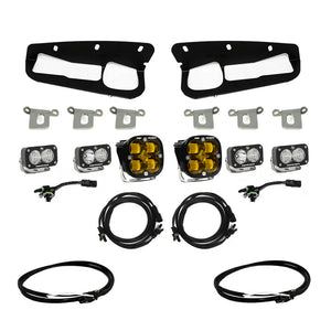 Bronco Amber SAE Fog Pocket Kit 21-Up Ford Bronco Baja Designs - Baja Designs