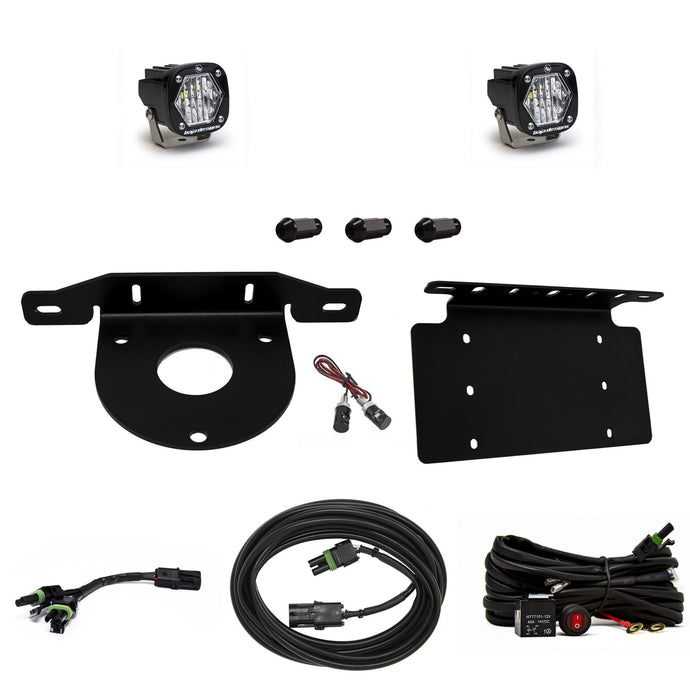 Ford Bronco Dual S1 W/C Reverse Kit w/Lic Plate Baja Designs - Baja Designs