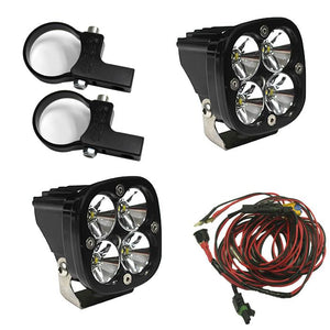 LED Light Pods Kit W/Horiz Mounts 2.00 Inch Harness Squadron Pro Baja Designs - Baja Designs