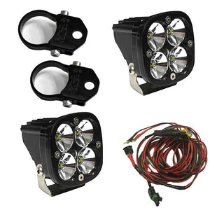 LED Light Pods Kit W/Vertical Mounts 2.00 Inch Harness Squadron Pro Baja Designs - Baja Designs