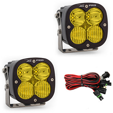 LED Light Pods Amber Lens Driving Combo Pattern Pair XL Pro Series Baja Designs - Baja Designs