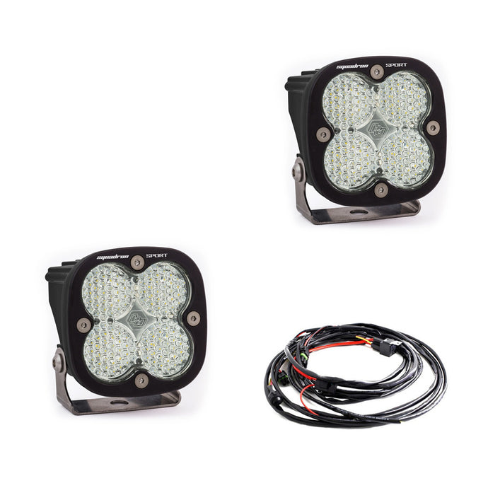 LED Light Pods Clear Lens Work/Scene Pair Squadron Sport Baja Designs - Baja Designs