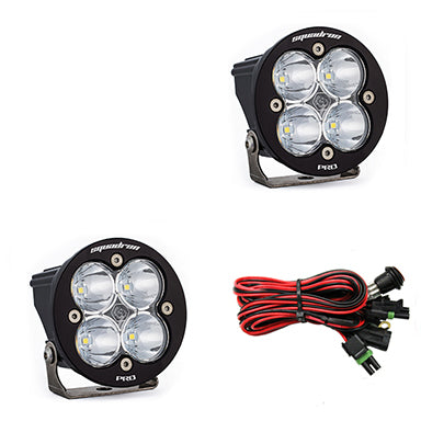 LED Light Pods Clear Lens Spot Pair Squadron R Pro Baja Designs - Baja Designs