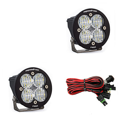 LED Light Pods Clear Lens Wide Cornering Pair Squadron R Pro Baja Designs - Baja Designs