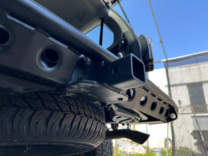 Load image into Gallery viewer, 10+ 5th Gen 4Runner Hybrid Rear Bumper - Welded - True North Fabrications
